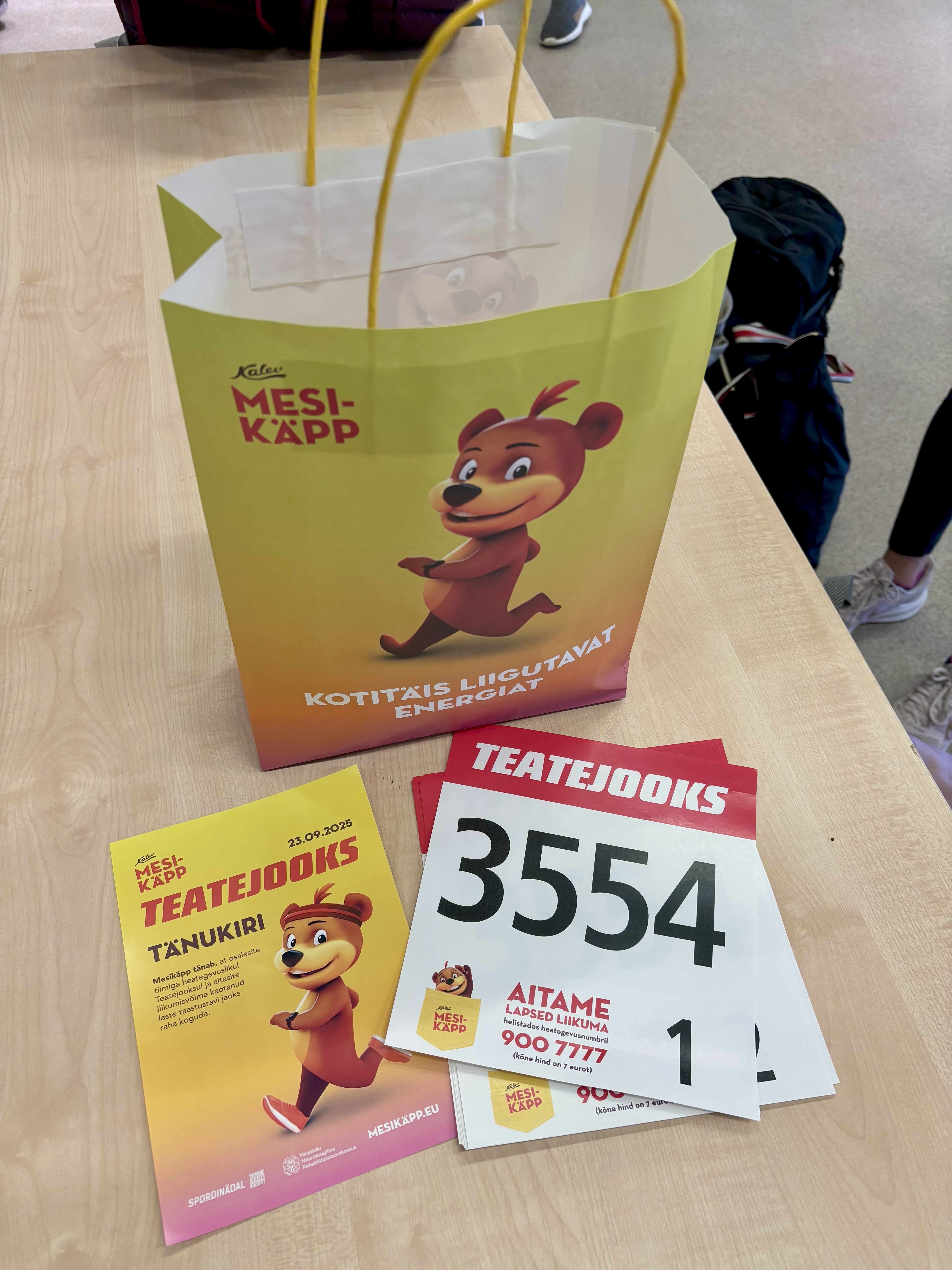 Osalesime heategevuslik Mesikäpa Teatejooksus