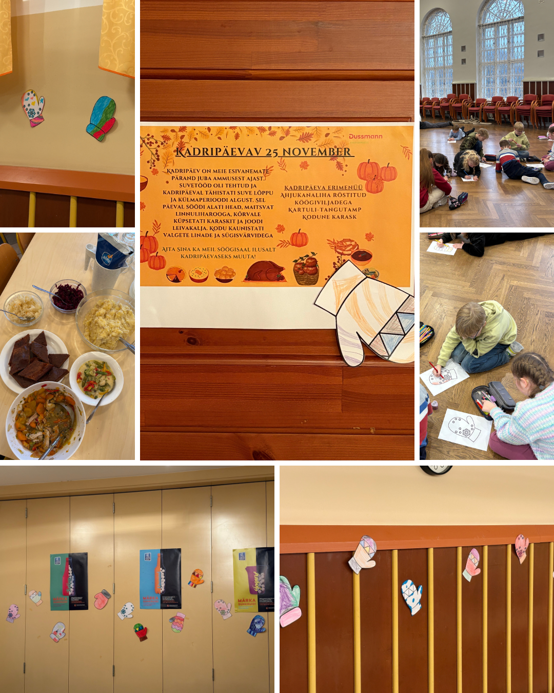 Kadripäev koolisööklas