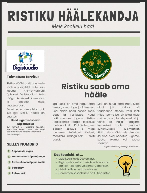 Ristiku Häälekandja