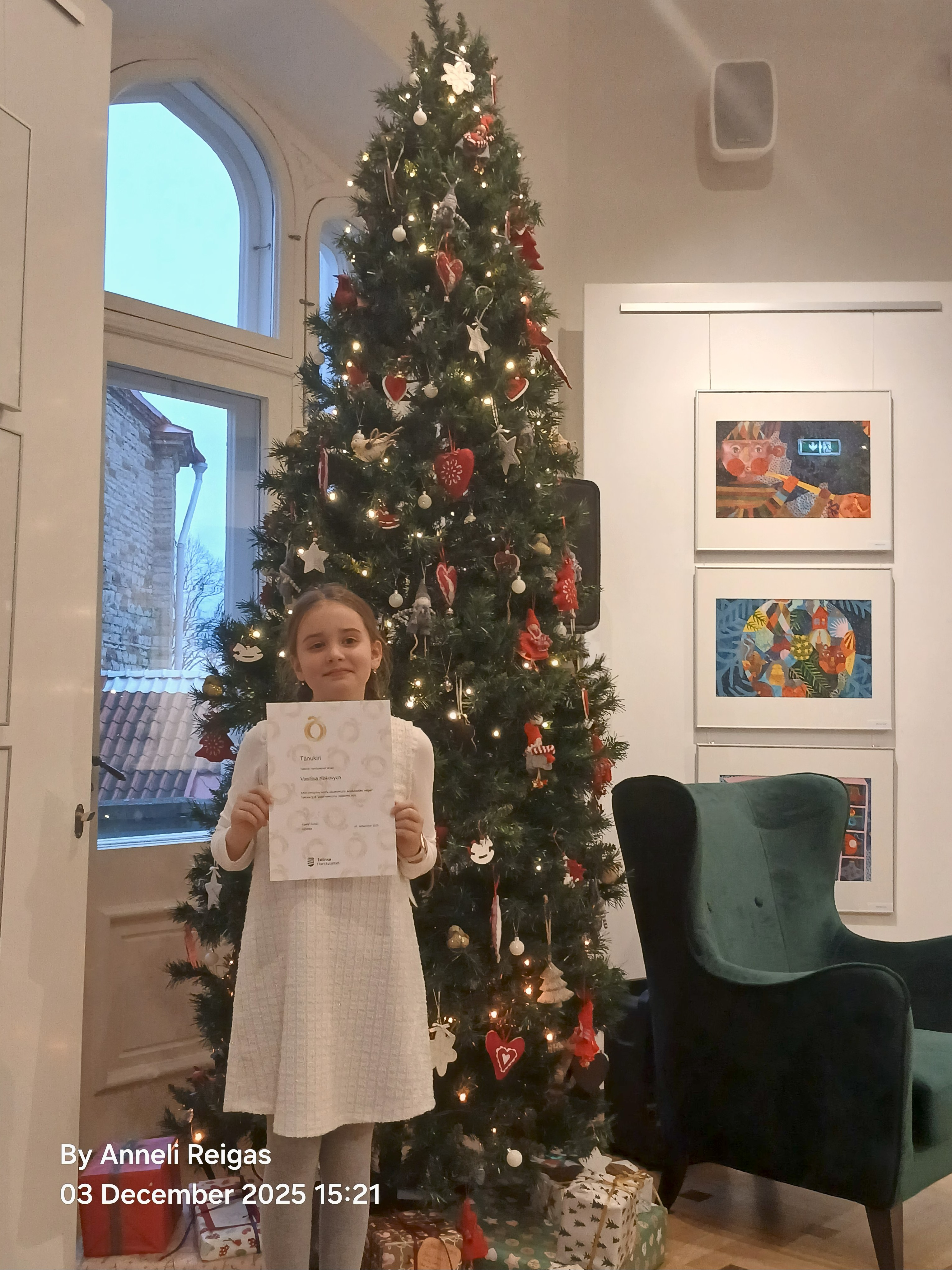 5. klassi õpilane Vasilisa esindas Ristiku Põhikooli ülelinnalisel luulevõitlusel