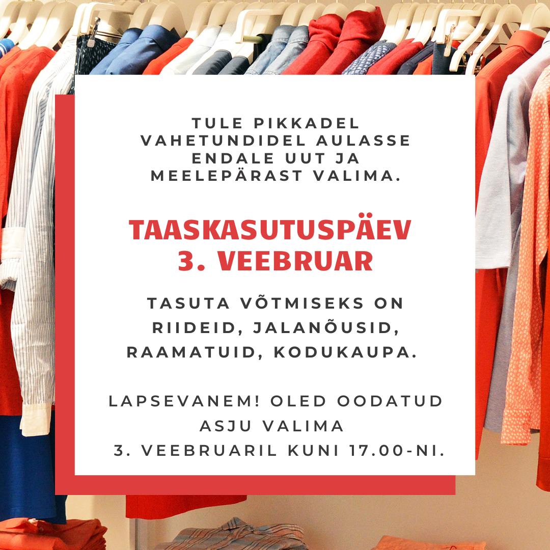 Taaskasutuspäev 3.02.2026