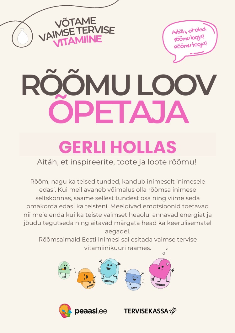 õpetaja Gerli Hollas