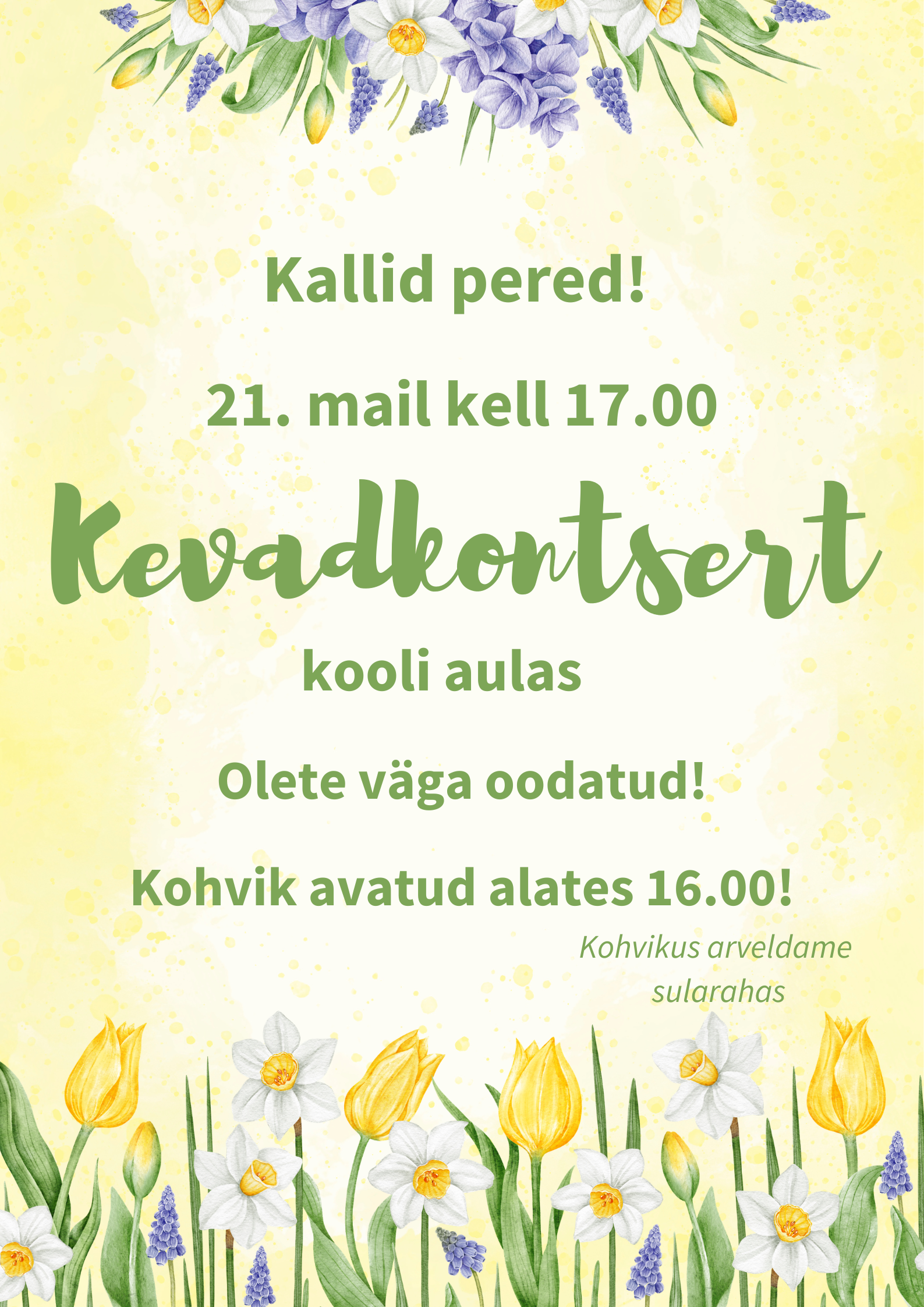 Kevadkontsert, 21. mai 2026