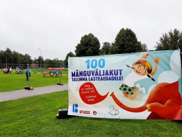 Tallinna EV100 projekti 100 mänguväljakut avalöök Lauluväljakul 12sept17 (1-1).jpg