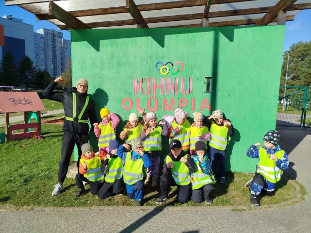 Olümpiamängud Kihnu lasteaias