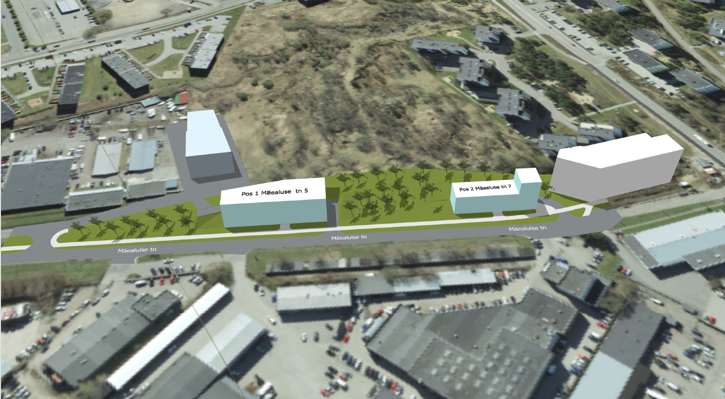 Mäealuse tn 5 ja Mäealuse tn 7 kinnistute detailplaneering
