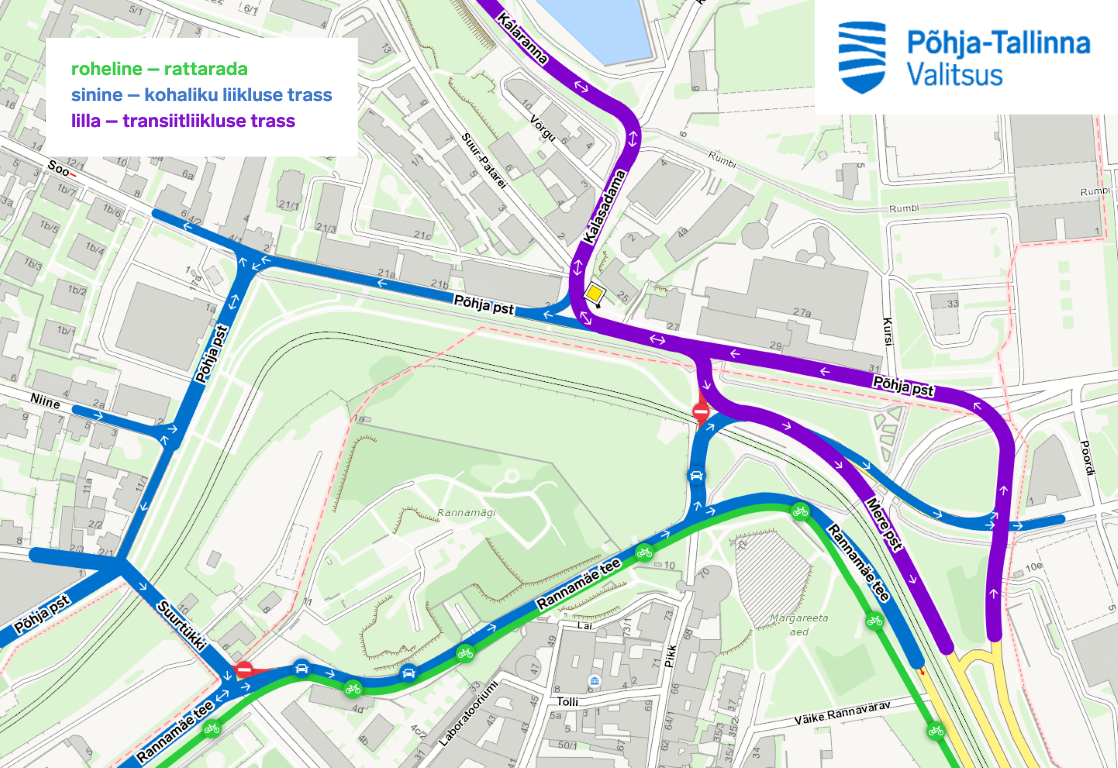 Põhja Tallinna liikluse skeem 2.1