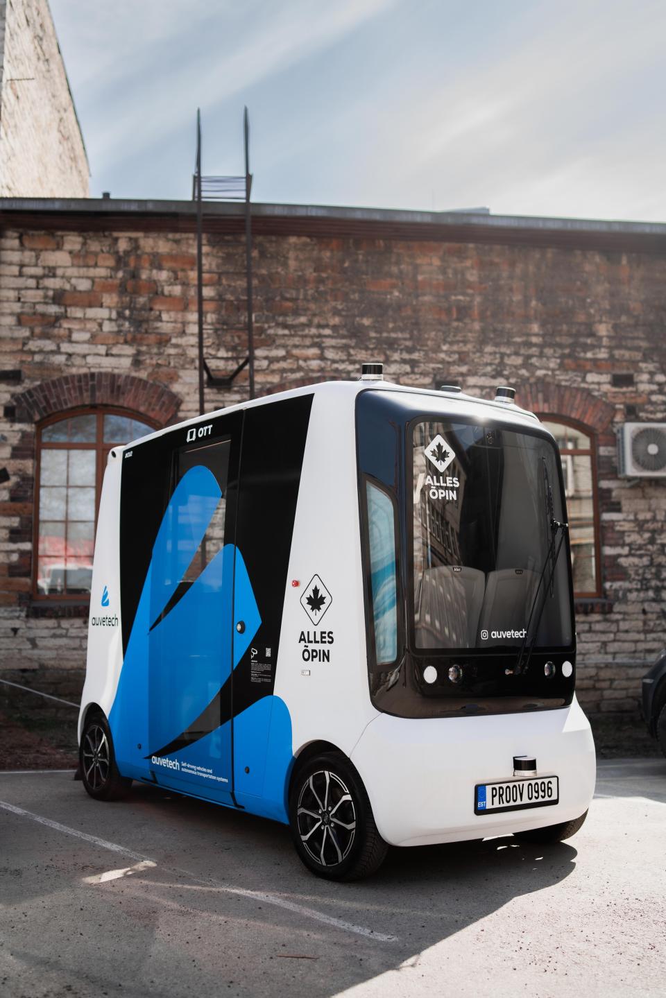 Eesti ettevõtte Auve Tech loodud isejuhtiv buss.