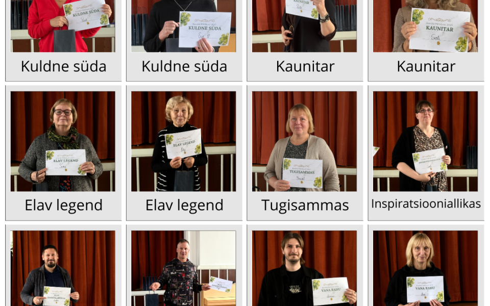 Tunnustasime kolleege