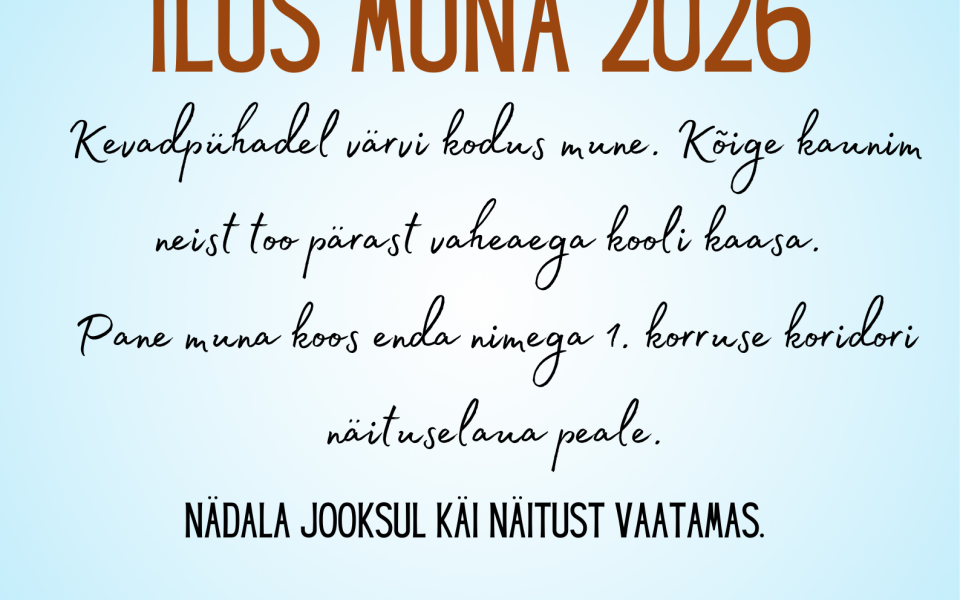 Ilus muna 2026